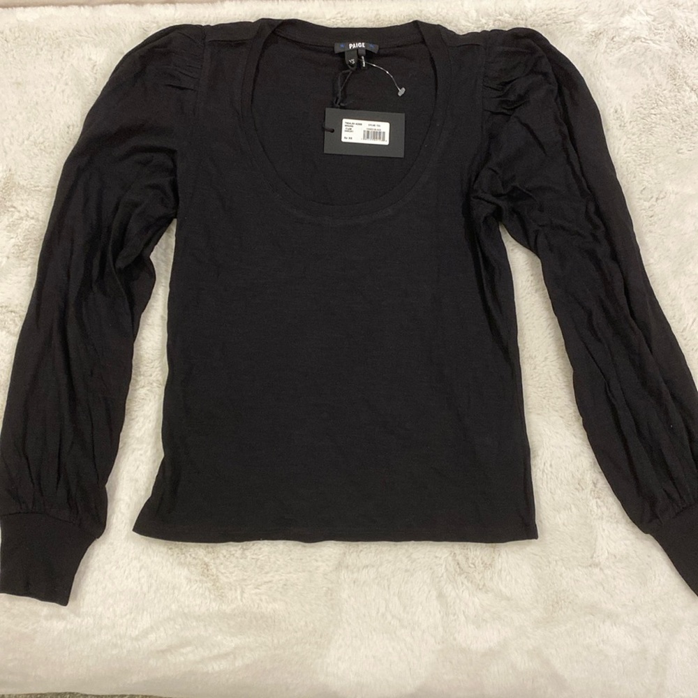PAIGE Sylvia Long Sleeve Tee Size XS  NWT!!